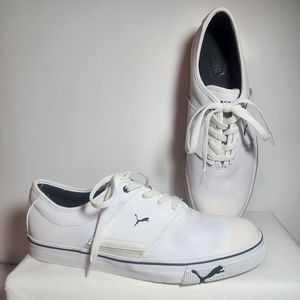 PUMA MEN'S SNEAKER EL ACE sz 12 CASUAL WHITE LEATHER SHOE